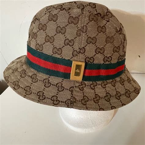 gucci bucket hat with straps|authentic gucci bucket hat.